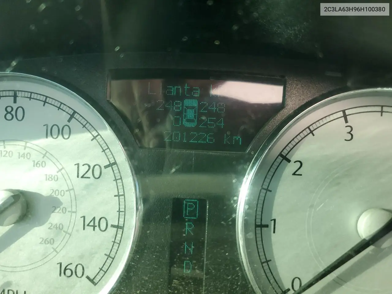 2006 Chrysler 300C VIN: 2C3LA63H96H100380 Lot: 63024255