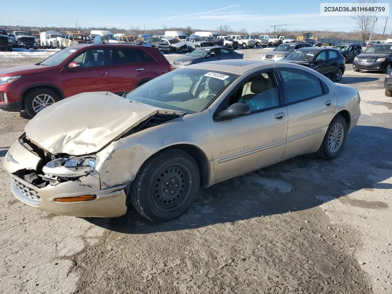 2001 Chrysler Concorde Lxi VIN: 2C3AD36J61H648759 Lot: 49310015