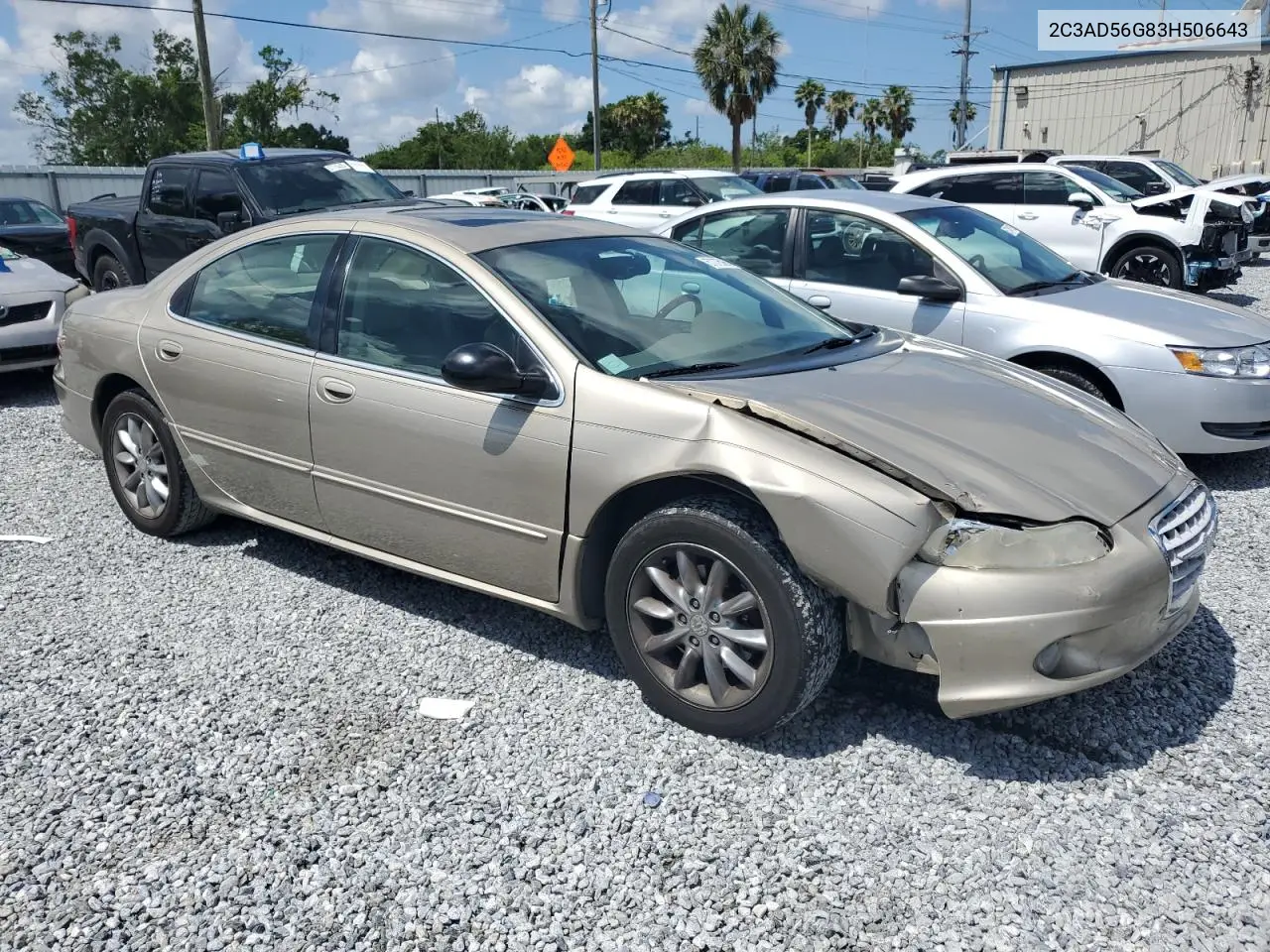 2003 Chrysler Concorde Limited VIN: 2C3AD56G83H506643 Lot: 57075065