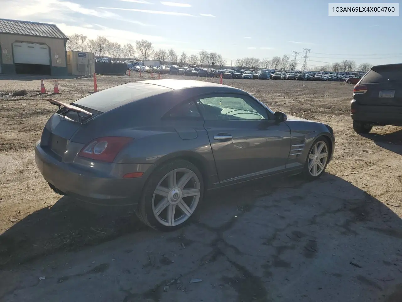 2004 Chrysler Crossfire Limited VIN: 1C3AN69LX4X004760 Lot: 47030005