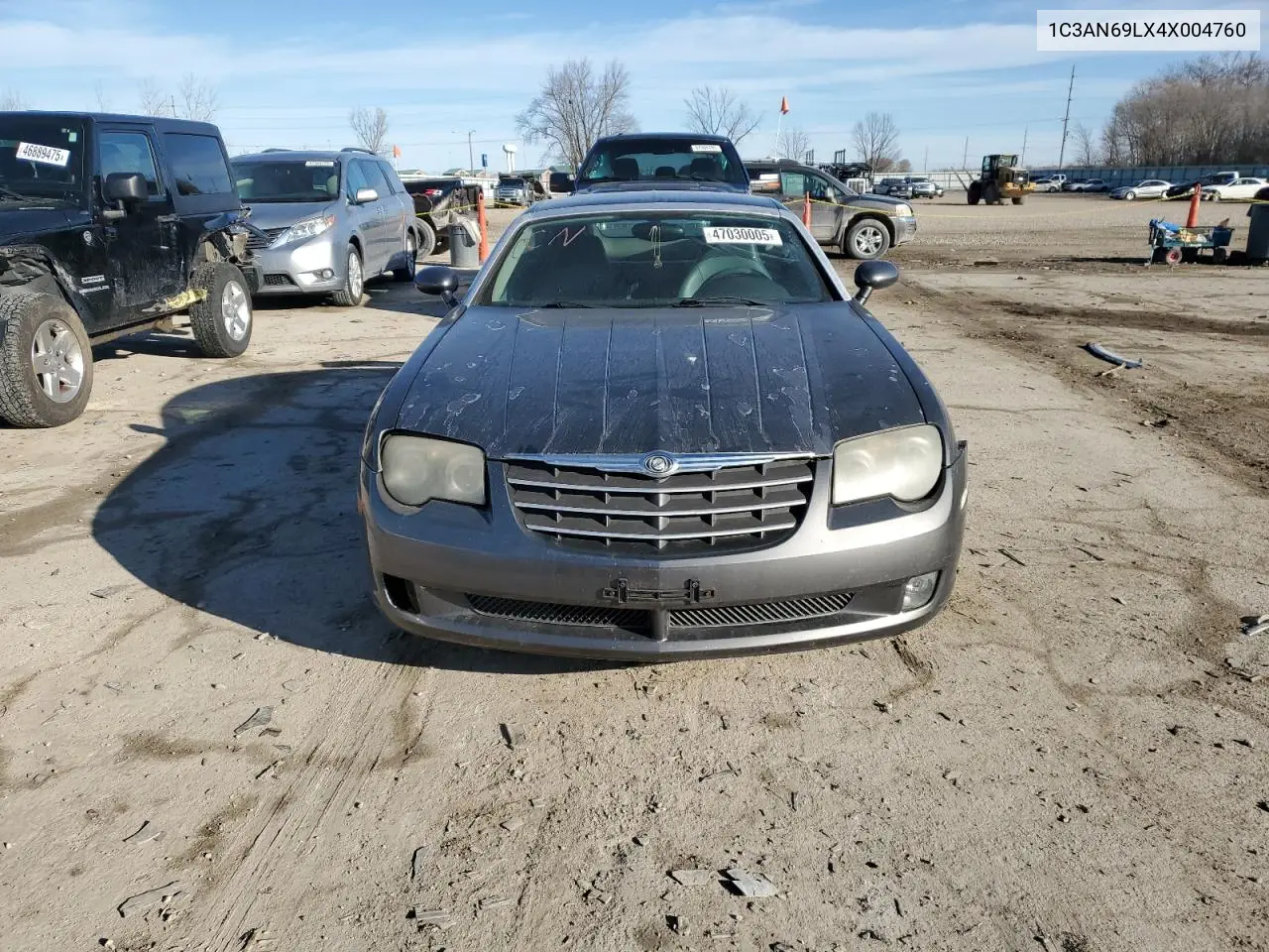 2004 Chrysler Crossfire Limited VIN: 1C3AN69LX4X004760 Lot: 47030005