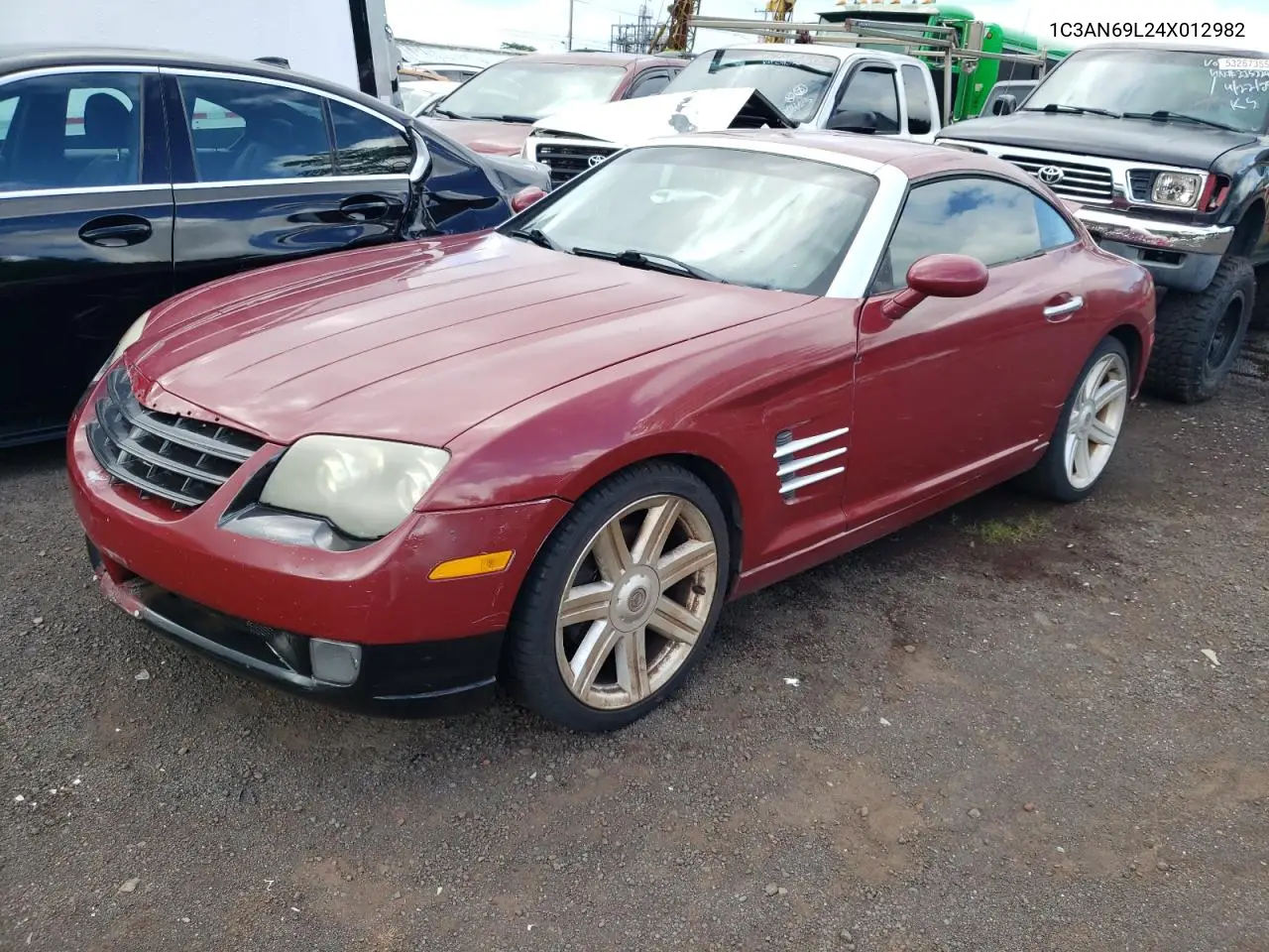 2004 Chrysler Crossfire Limited VIN: 1C3AN69L24X012982 Lot: 57153675