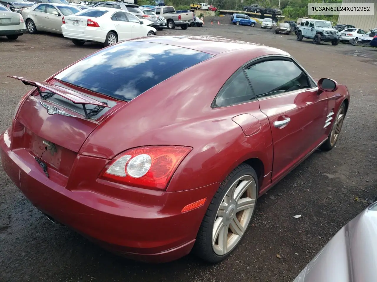 2004 Chrysler Crossfire Limited VIN: 1C3AN69L24X012982 Lot: 57153675