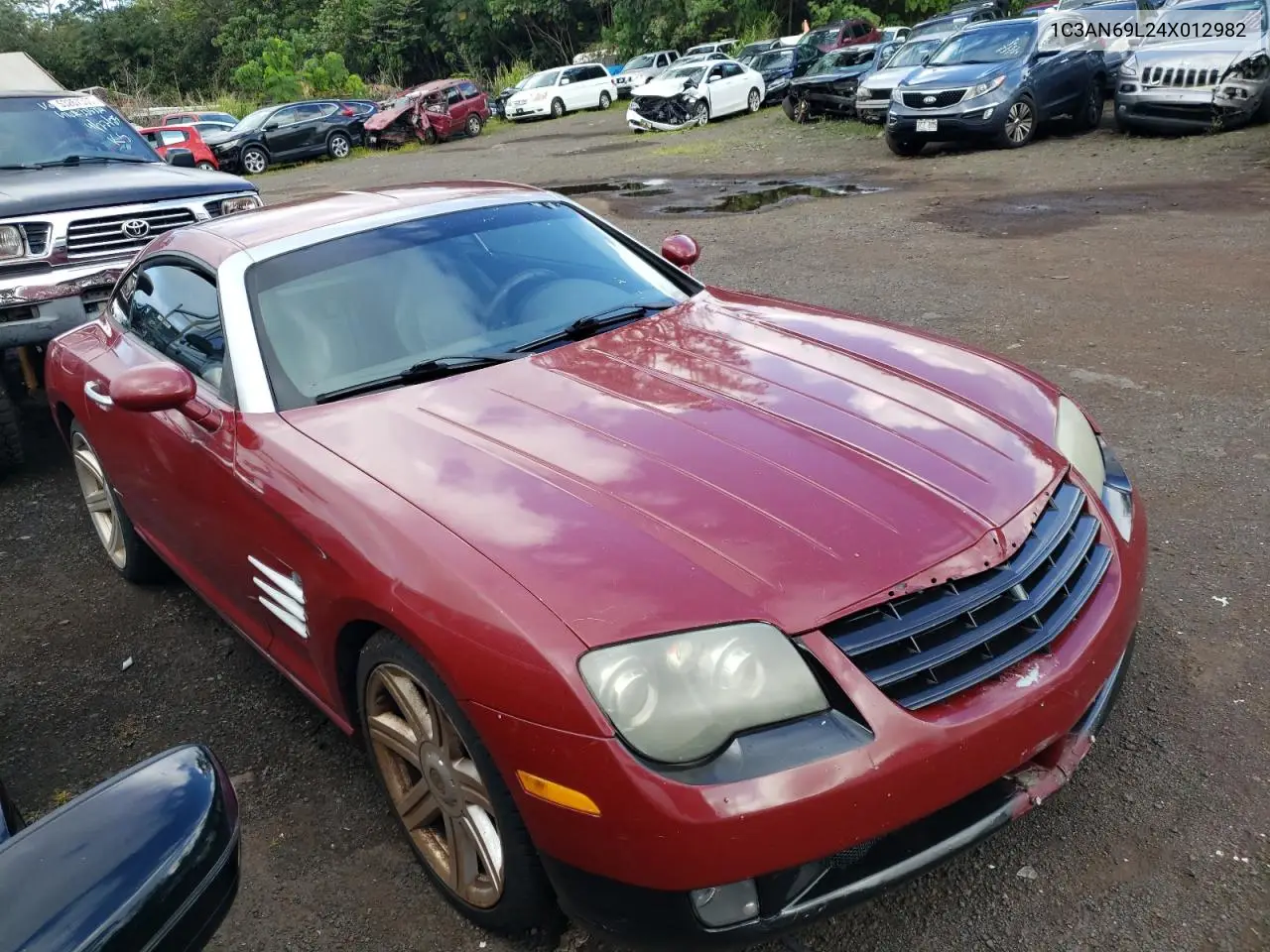 2004 Chrysler Crossfire Limited VIN: 1C3AN69L24X012982 Lot: 57153675