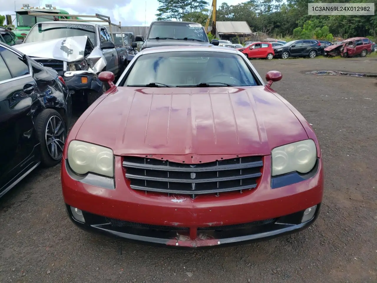 2004 Chrysler Crossfire Limited VIN: 1C3AN69L24X012982 Lot: 57153675
