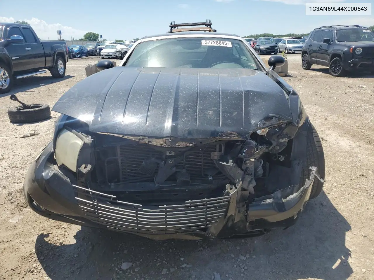 2004 Chrysler Crossfire Limited VIN: 1C3AN69L44X000543 Lot: 57728045