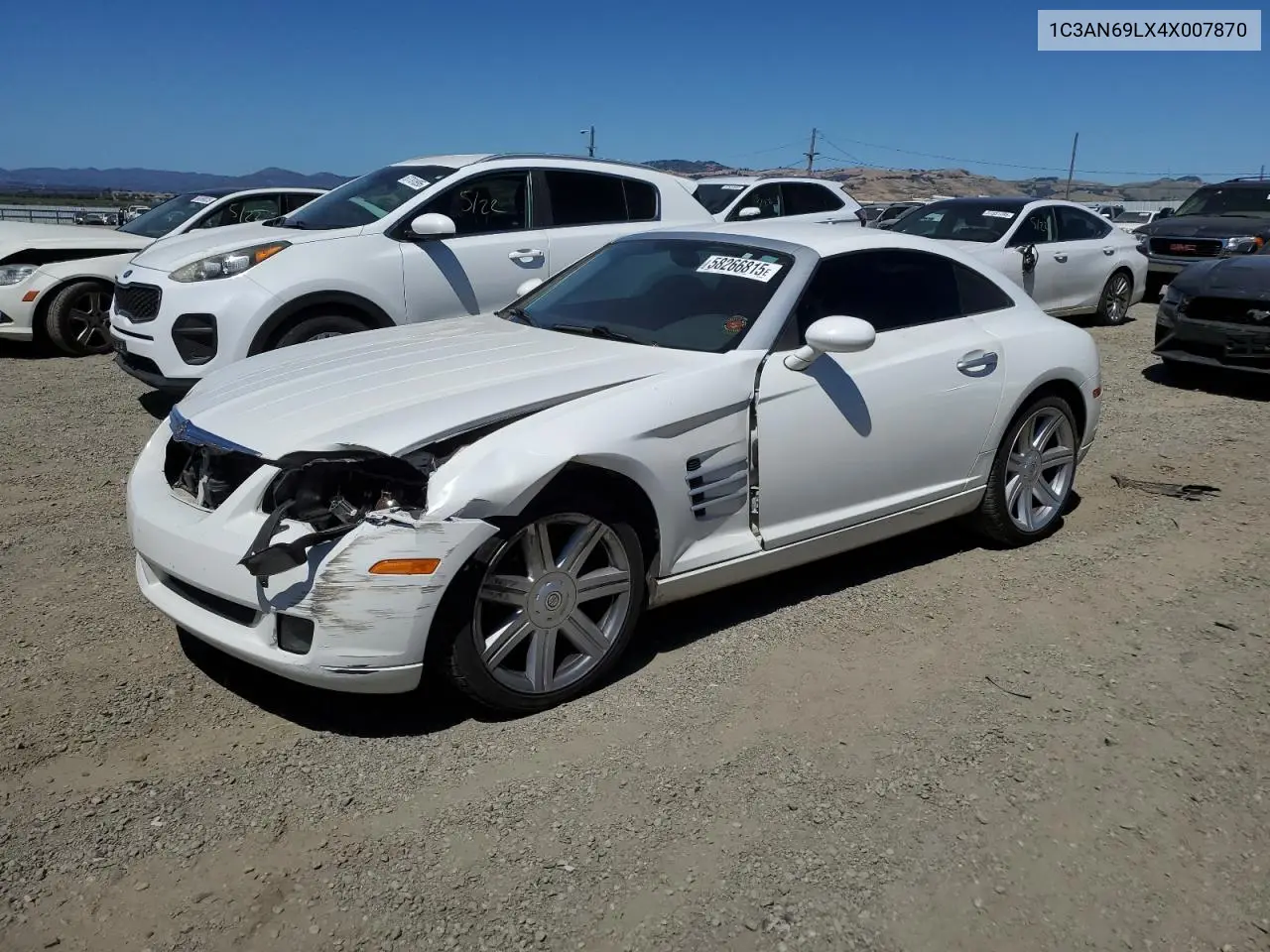 2004 Chrysler Crossfire Limited VIN: 1C3AN69LX4X007870 Lot: 58266815