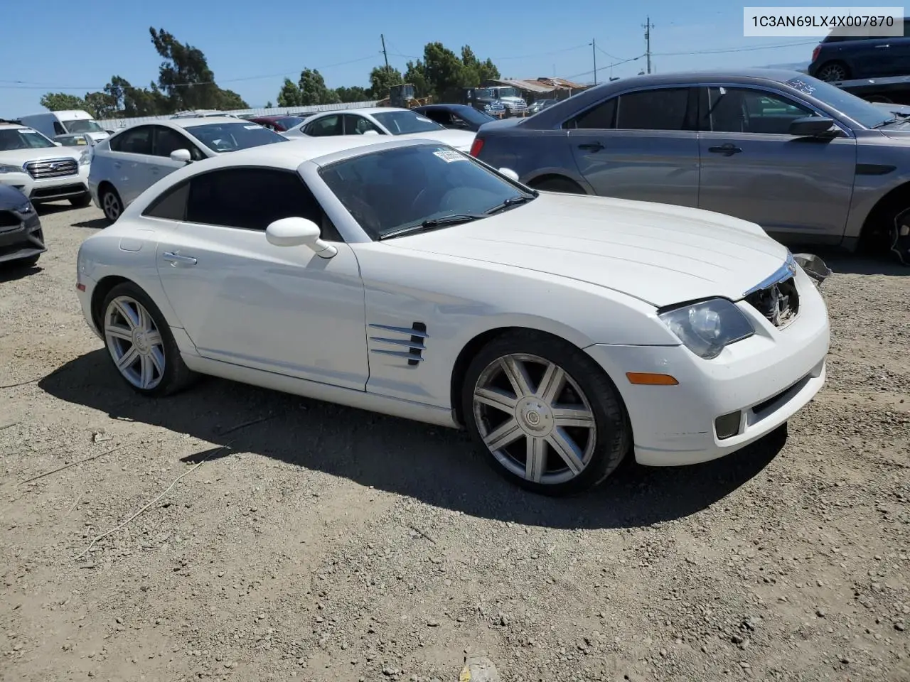 2004 Chrysler Crossfire Limited VIN: 1C3AN69LX4X007870 Lot: 58266815