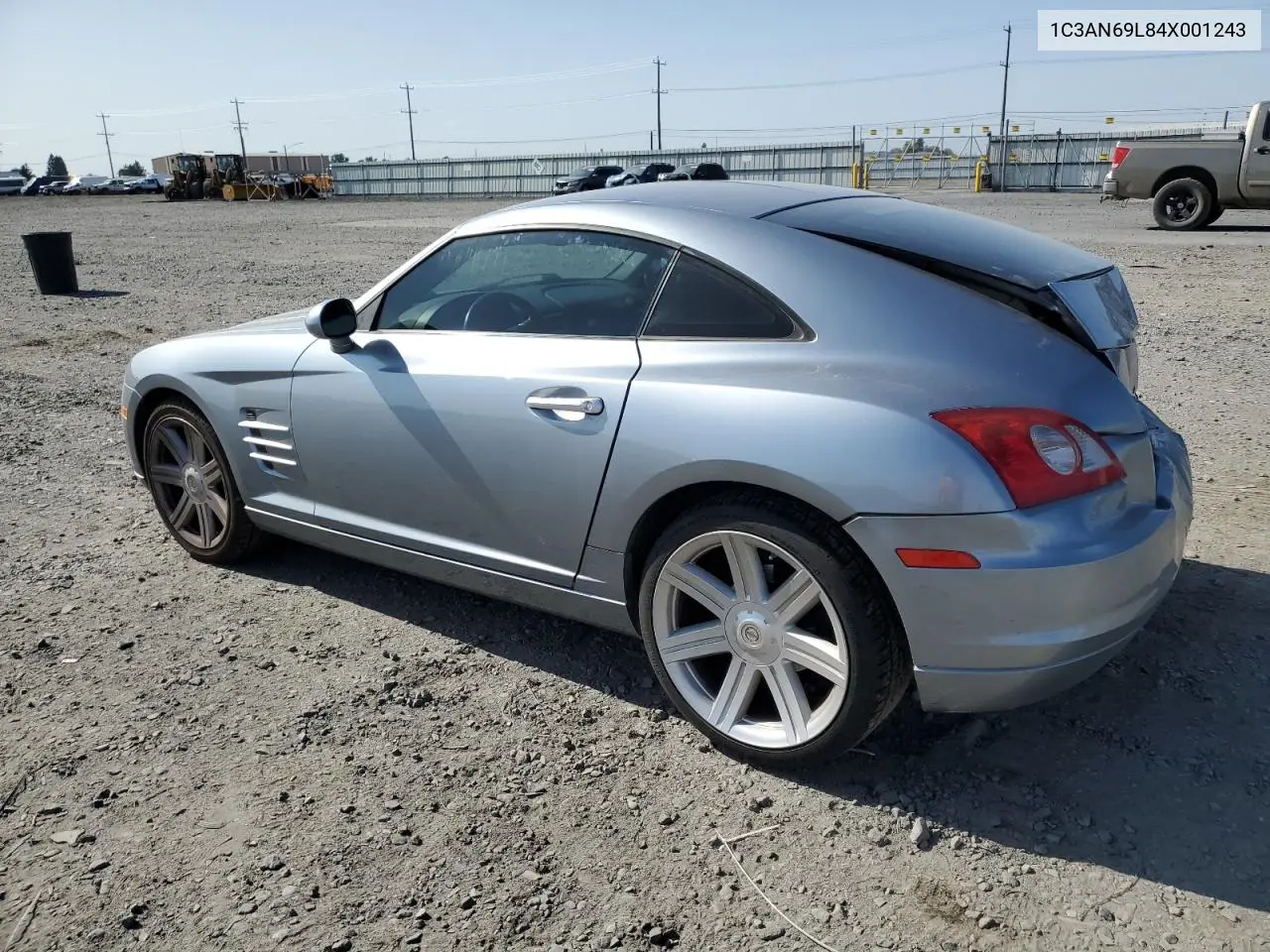 2004 Chrysler Crossfire Limited VIN: 1C3AN69L84X001243 Lot: 60824165