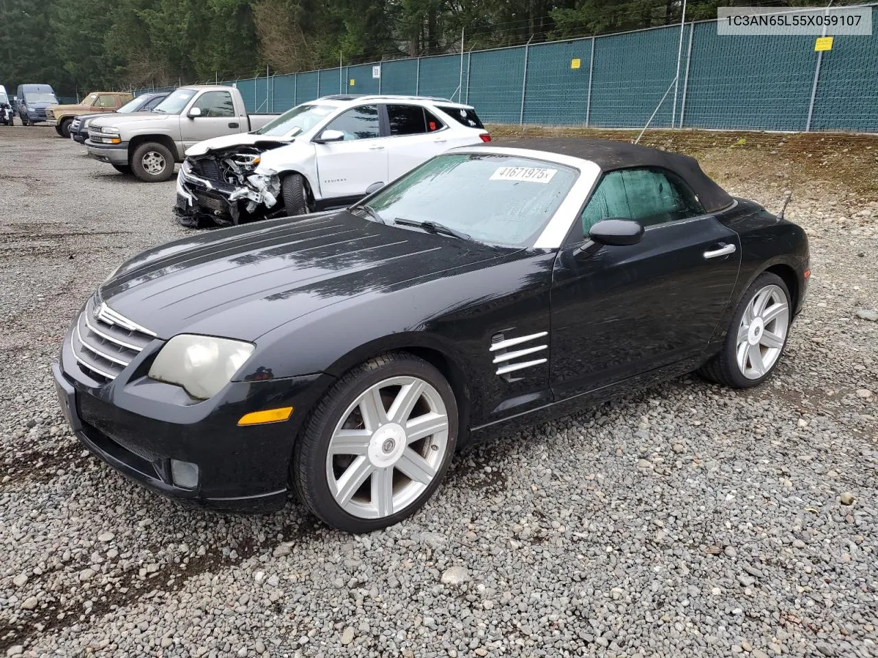 2005 Chrysler Crossfire Limited VIN: 1C3AN65L55X059107 Lot: 41671975