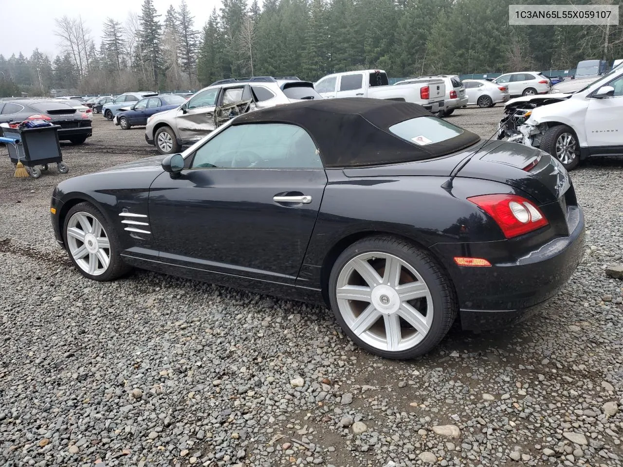 2005 Chrysler Crossfire Limited VIN: 1C3AN65L55X059107 Lot: 41671975