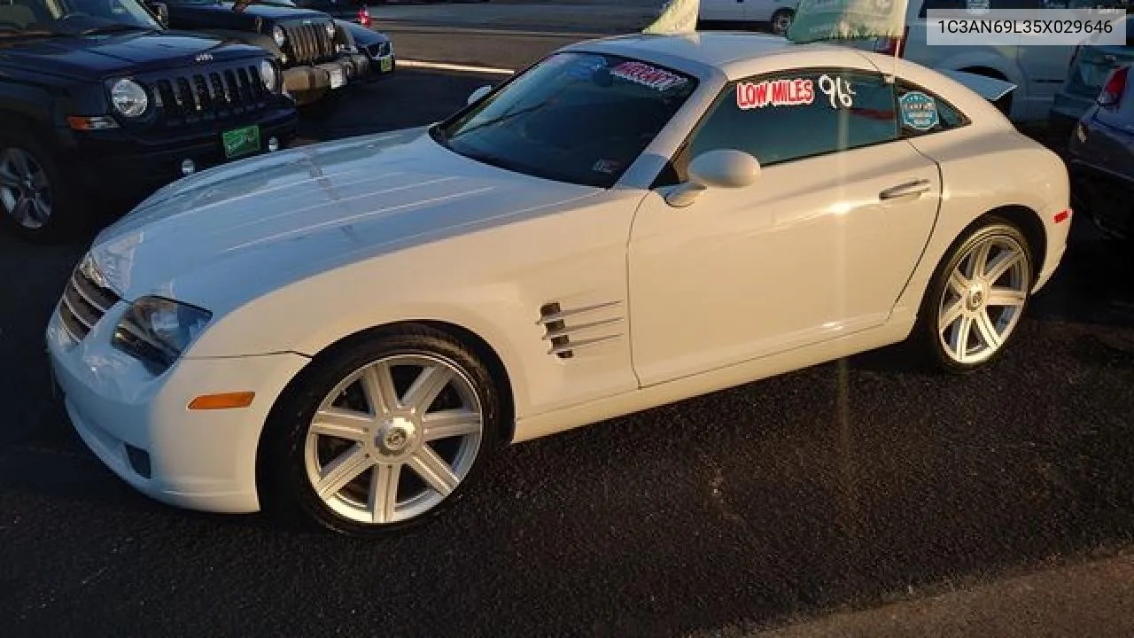 2005 Chrysler Crossfire Limited VIN: 1C3AN69L35X029646 Lot: 56057582