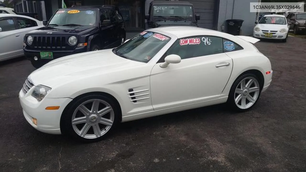 2005 Chrysler Crossfire Limited VIN: 1C3AN69L35X029646 Lot: 56057582