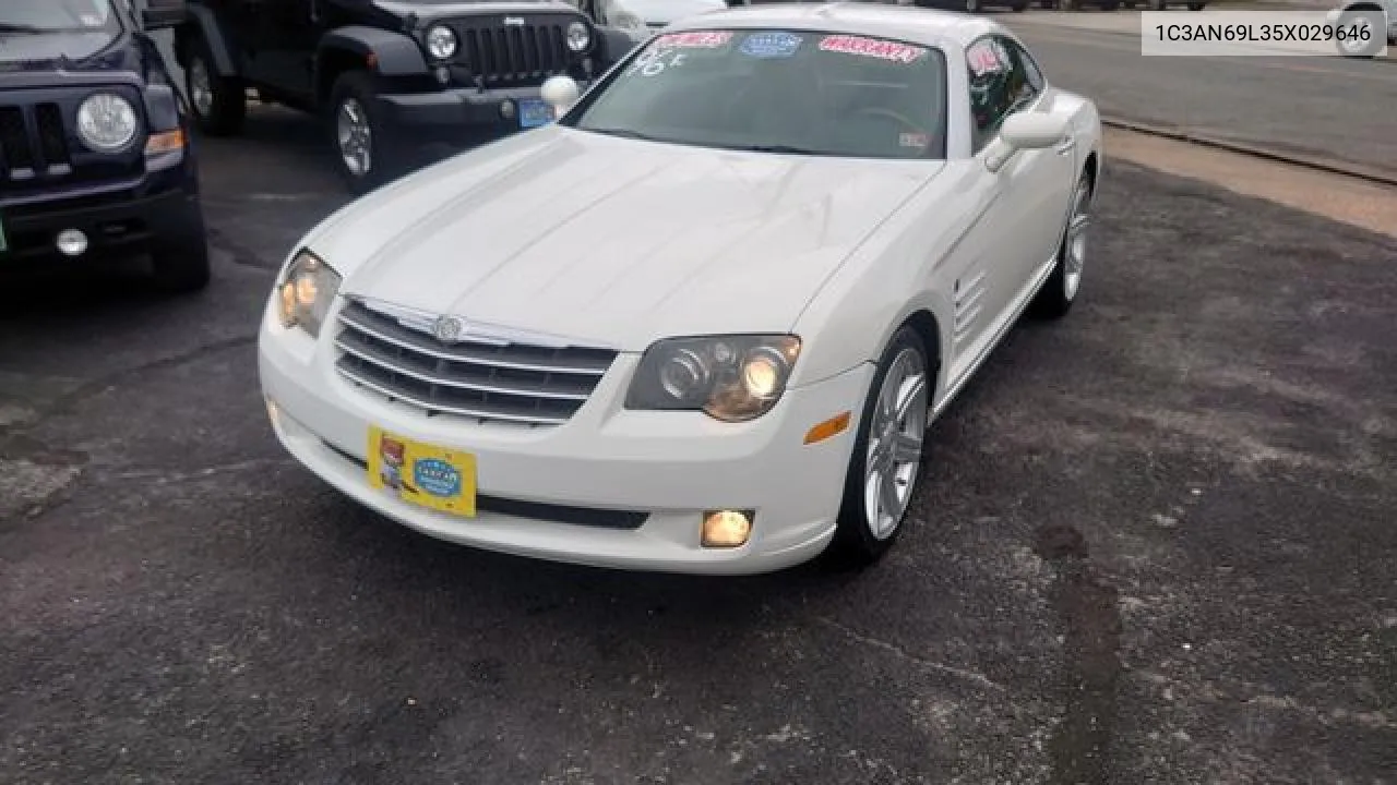 2005 Chrysler Crossfire Limited VIN: 1C3AN69L35X029646 Lot: 56057582