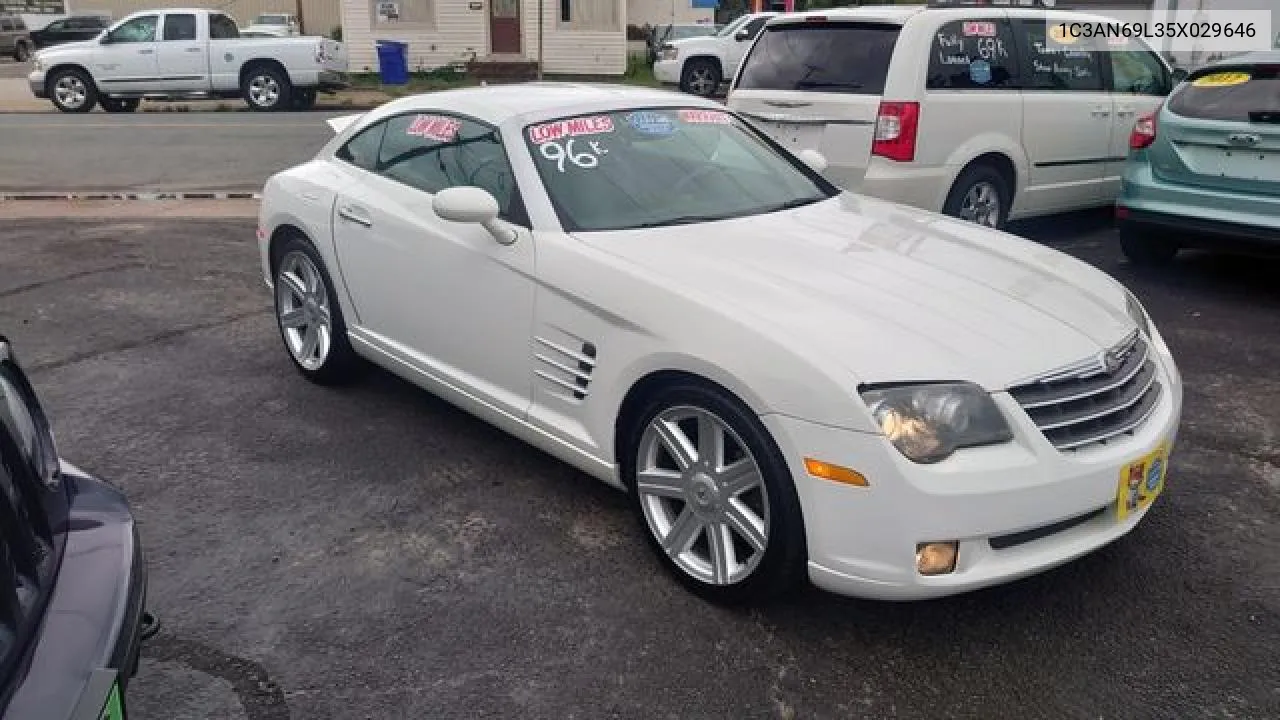 2005 Chrysler Crossfire Limited VIN: 1C3AN69L35X029646 Lot: 56057582