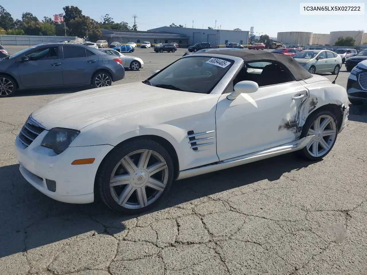2005 Chrysler Crossfire Limited VIN: 1C3AN65LX5X027222 Lot: 60094405