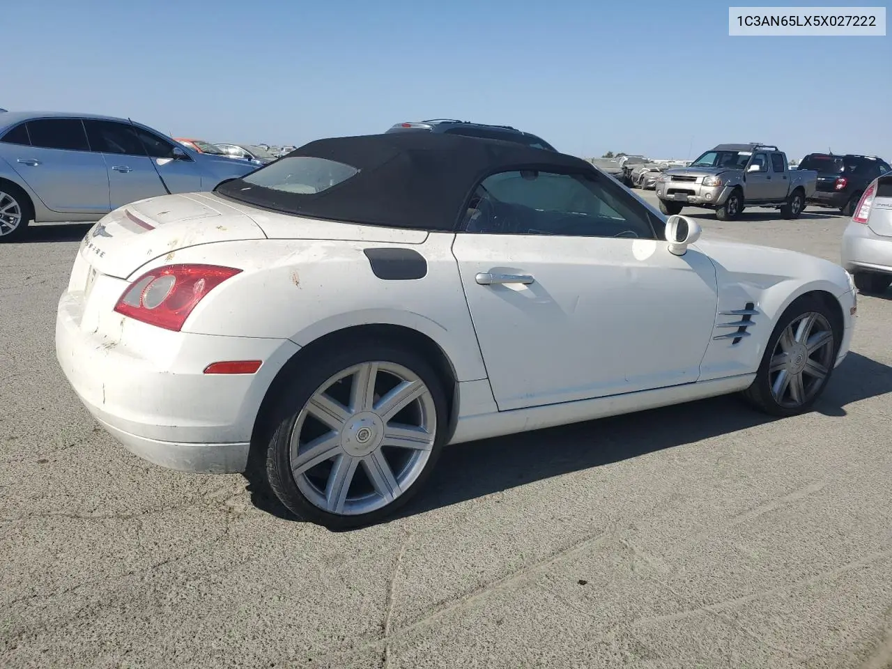 2005 Chrysler Crossfire Limited VIN: 1C3AN65LX5X027222 Lot: 60094405