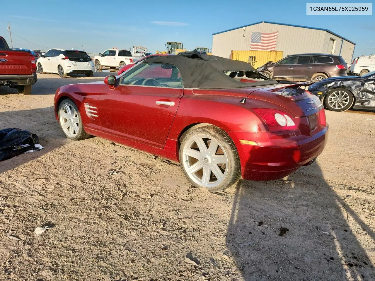 2005 Chrysler Crossfire Limited VIN: 1C3AN65L75X025959 Lot: 60866365
