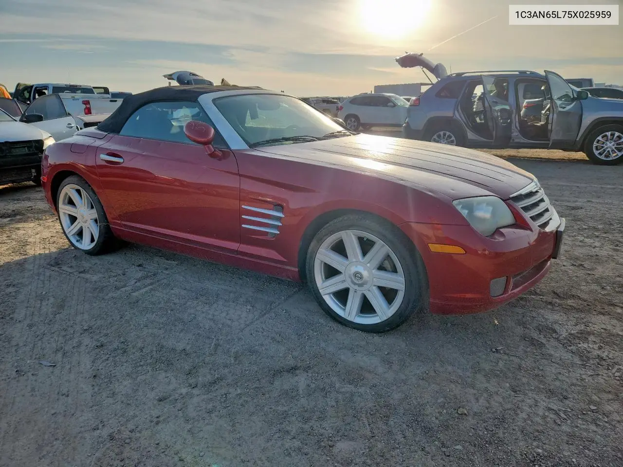 2005 Chrysler Crossfire Limited VIN: 1C3AN65L75X025959 Lot: 60866365