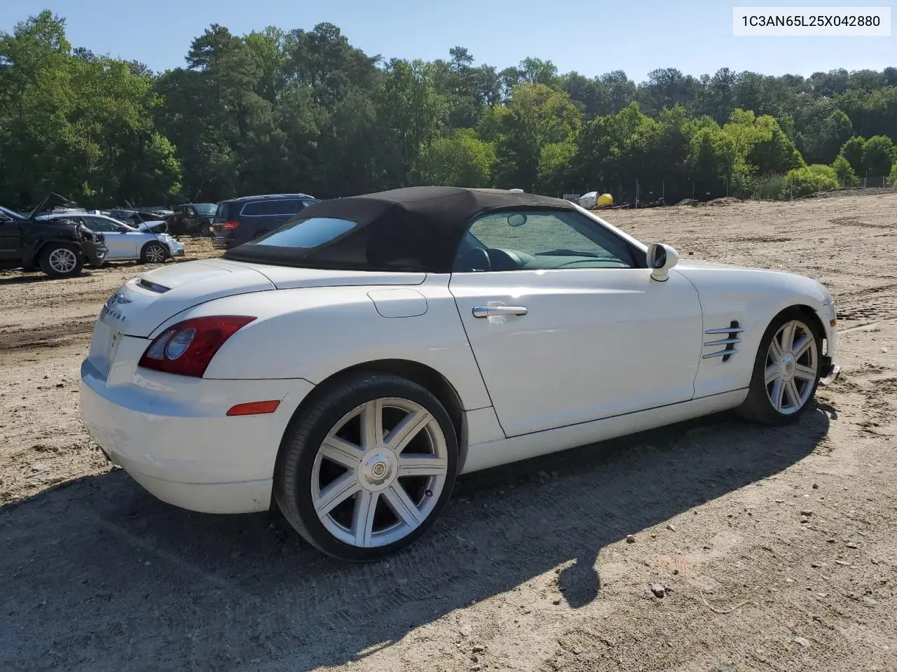 2005 Chrysler Crossfire Limited VIN: 1C3AN65L25X042880 Lot: 61621215