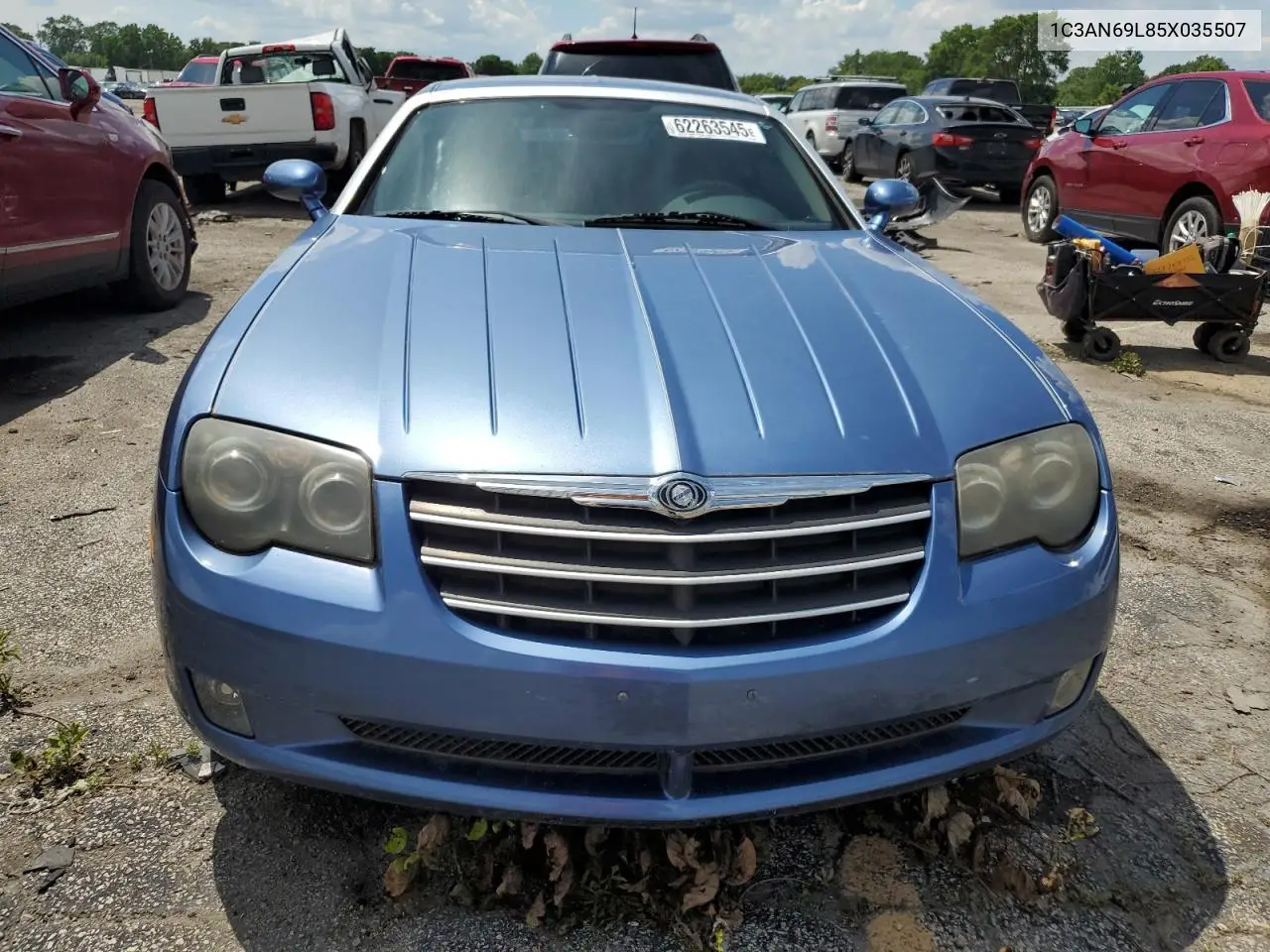 2005 Chrysler Crossfire Limited VIN: 1C3AN69L85X035507 Lot: 62263545