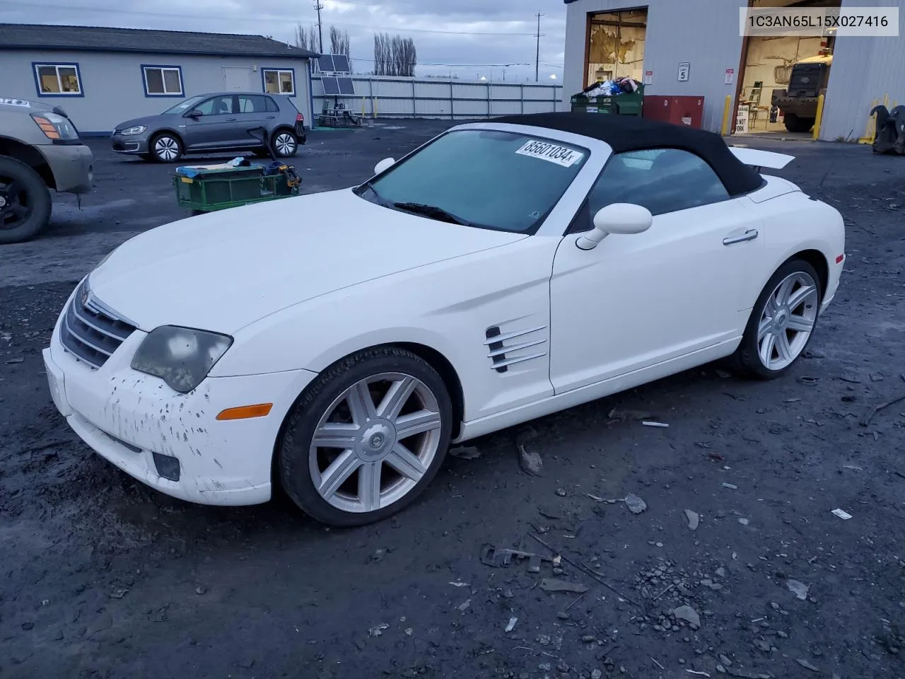 2005 Chrysler Crossfire Limited VIN: 1C3AN65L15X027416 Lot: 85601034