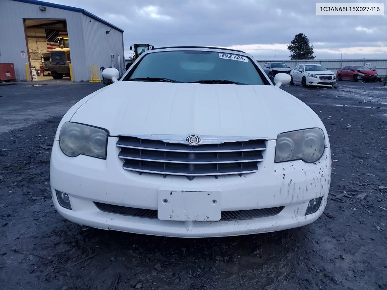 2005 Chrysler Crossfire Limited VIN: 1C3AN65L15X027416 Lot: 85601034