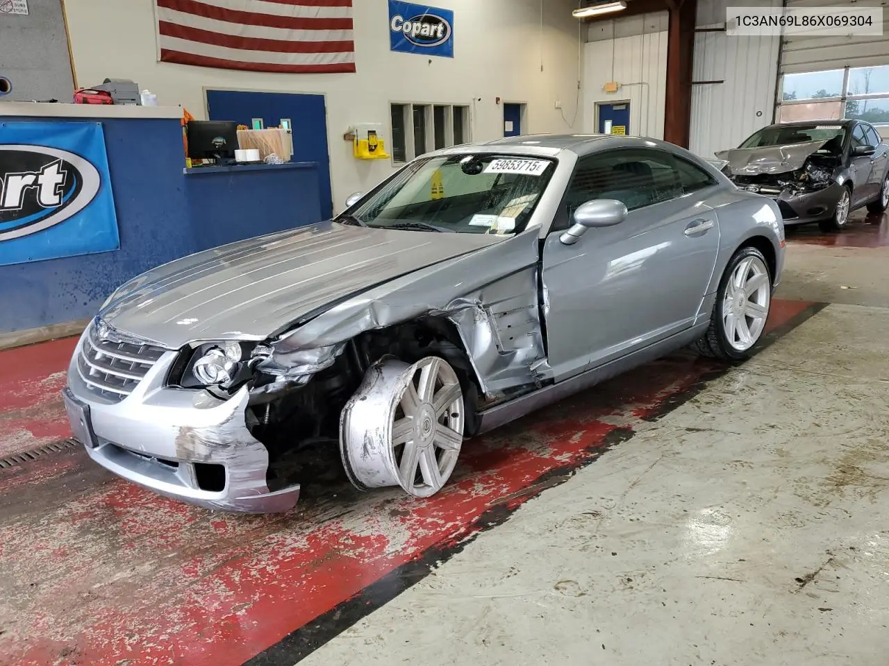 2006 Chrysler Crossfire Limited VIN: 1C3AN69L86X069304 Lot: 59853715