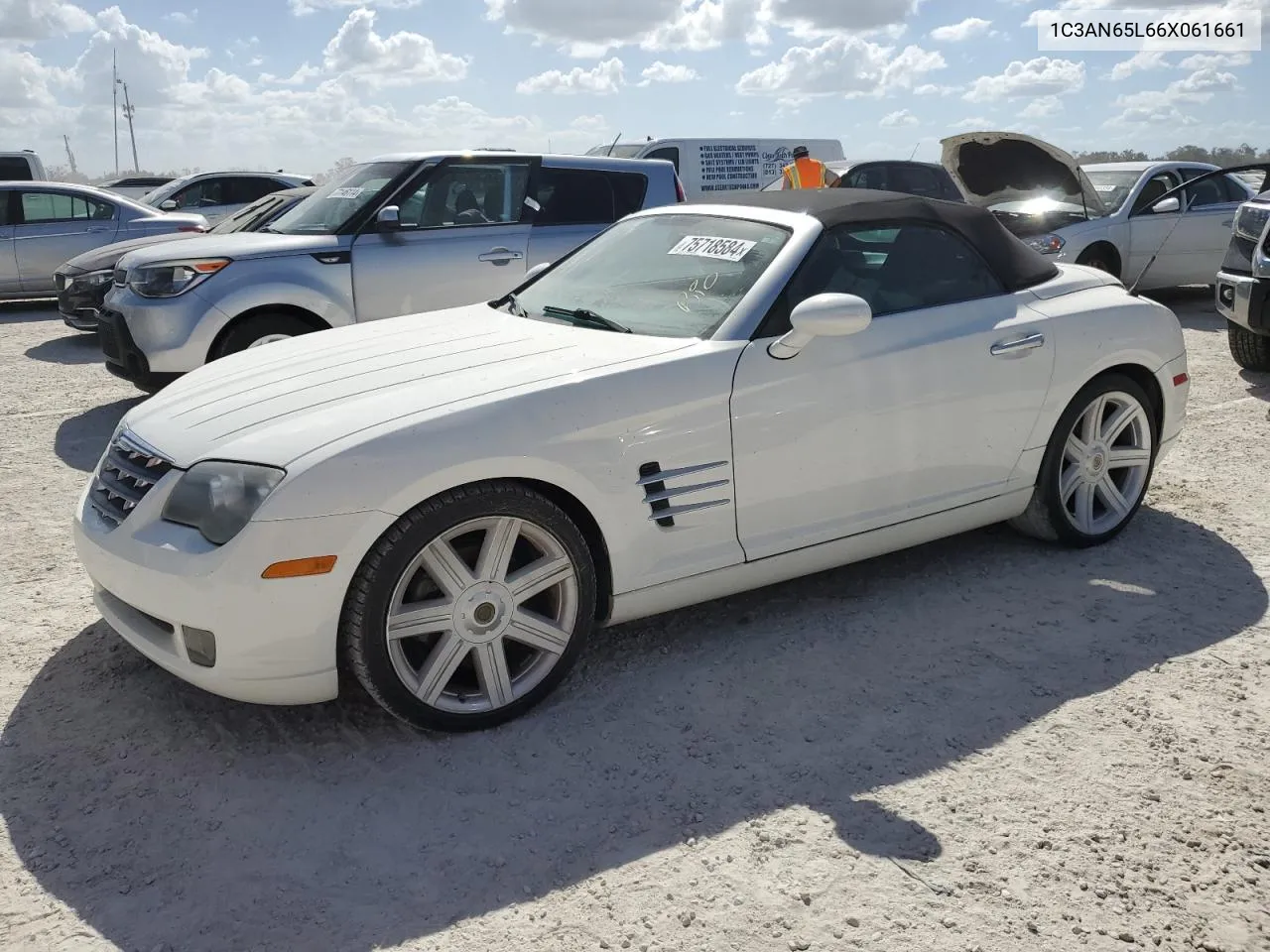 2006 Chrysler Crossfire Limited VIN: 1C3AN65L66X061661 Lot: 75718584