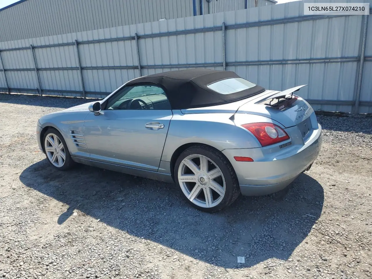 2007 Chrysler Crossfire Limited VIN: 1C3LN65L27X074210 Lot: 62068935