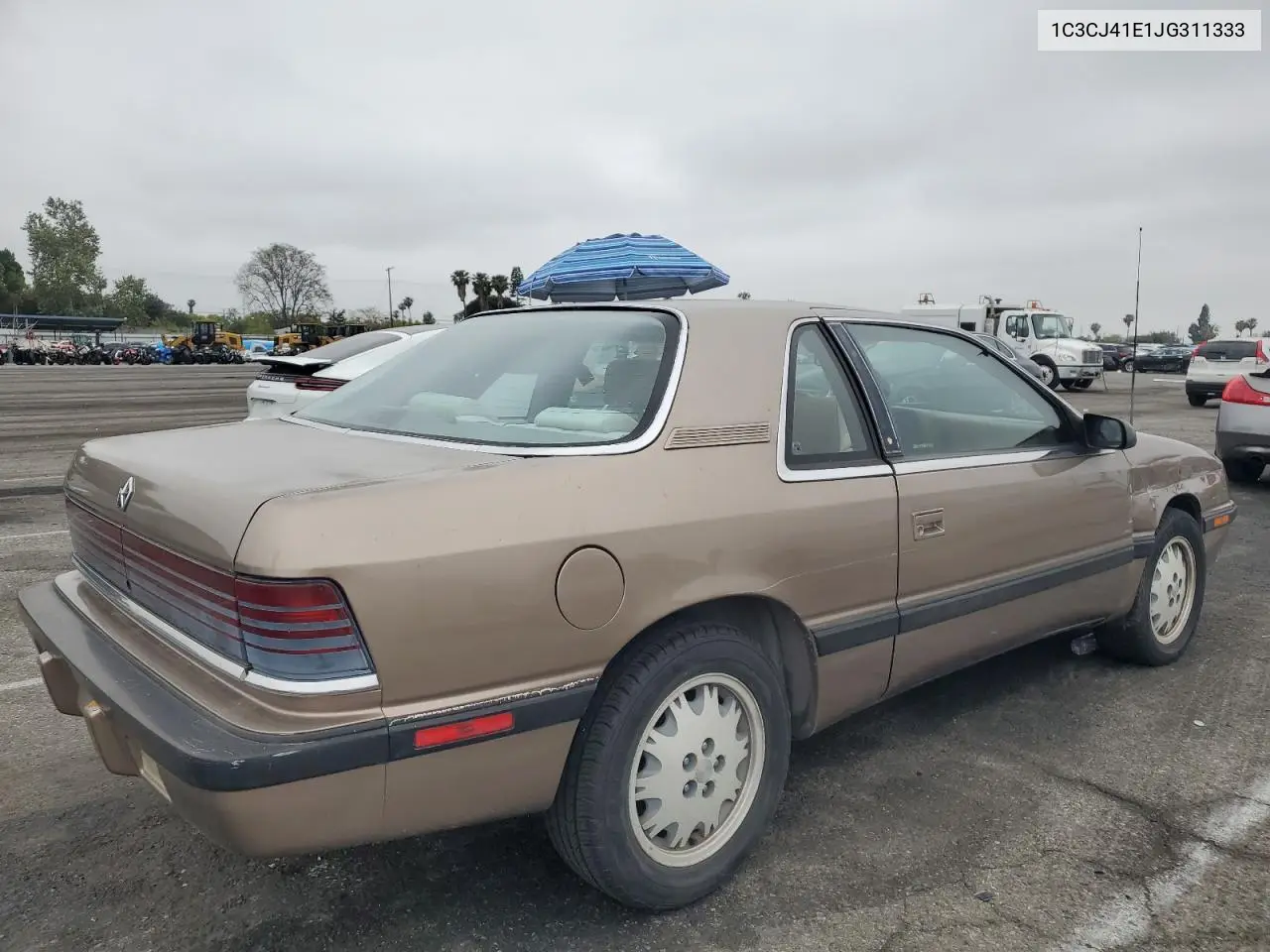1988 Chrysler Lebaron VIN: 1C3CJ41E1JG311333 Lot: 52951235