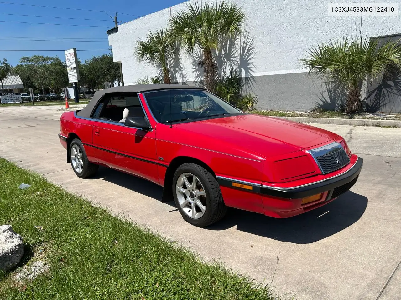 1991 Chrysler Lebaron VIN: 1C3XJ4533MG122410 Lot: 63269995