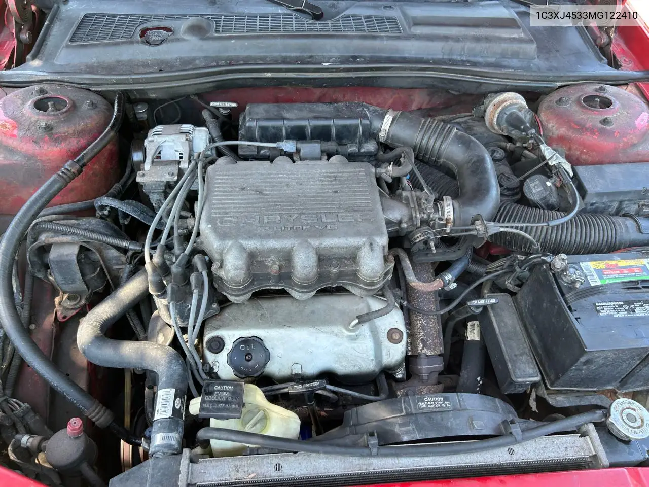 1991 Chrysler Lebaron VIN: 1C3XJ4533MG122410 Lot: 63269995