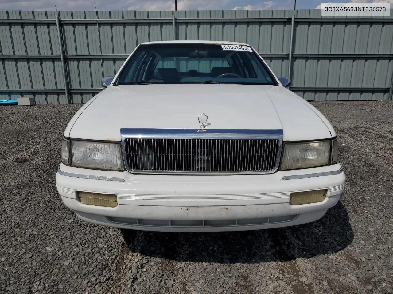 1992 Chrysler Lebaron Landau A-Body VIN: 3C3XA5633NT336573 Lot: 54551495