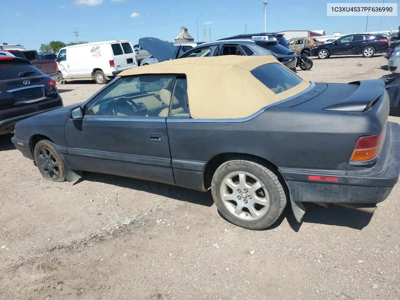 1993 Chrysler Lebaron VIN: 1C3XU4537PF636990 Lot: 62682335