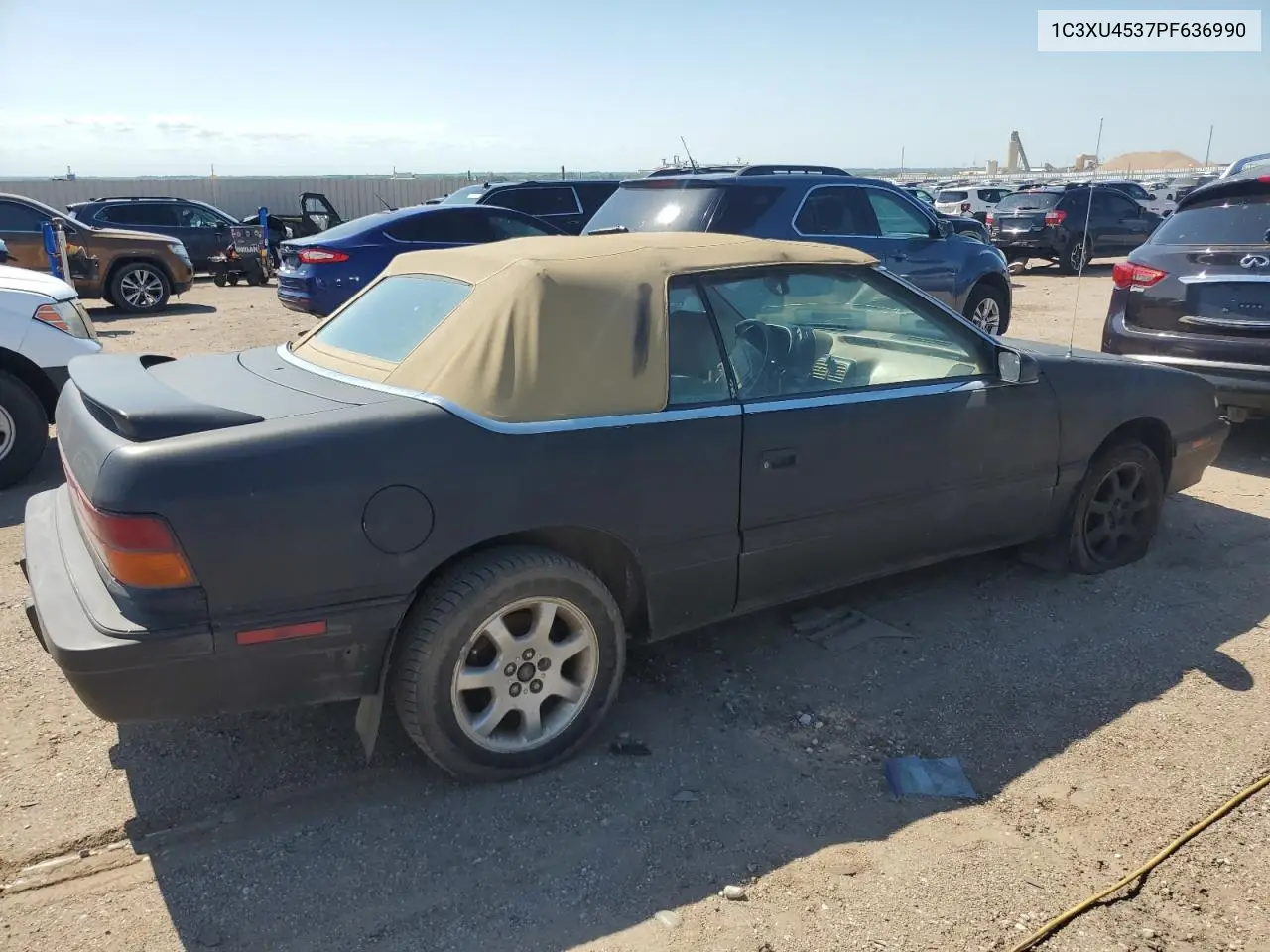 1993 Chrysler Lebaron VIN: 1C3XU4537PF636990 Lot: 62682335