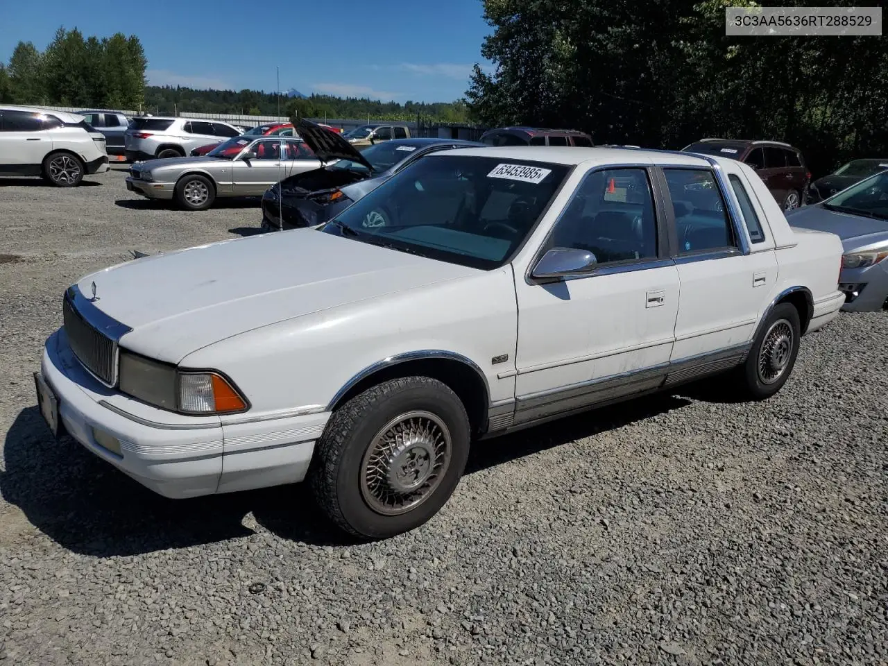 1994 Chrysler Lebaron Landau A-Body VIN: 3C3AA5636RT288529 Lot: 63453985