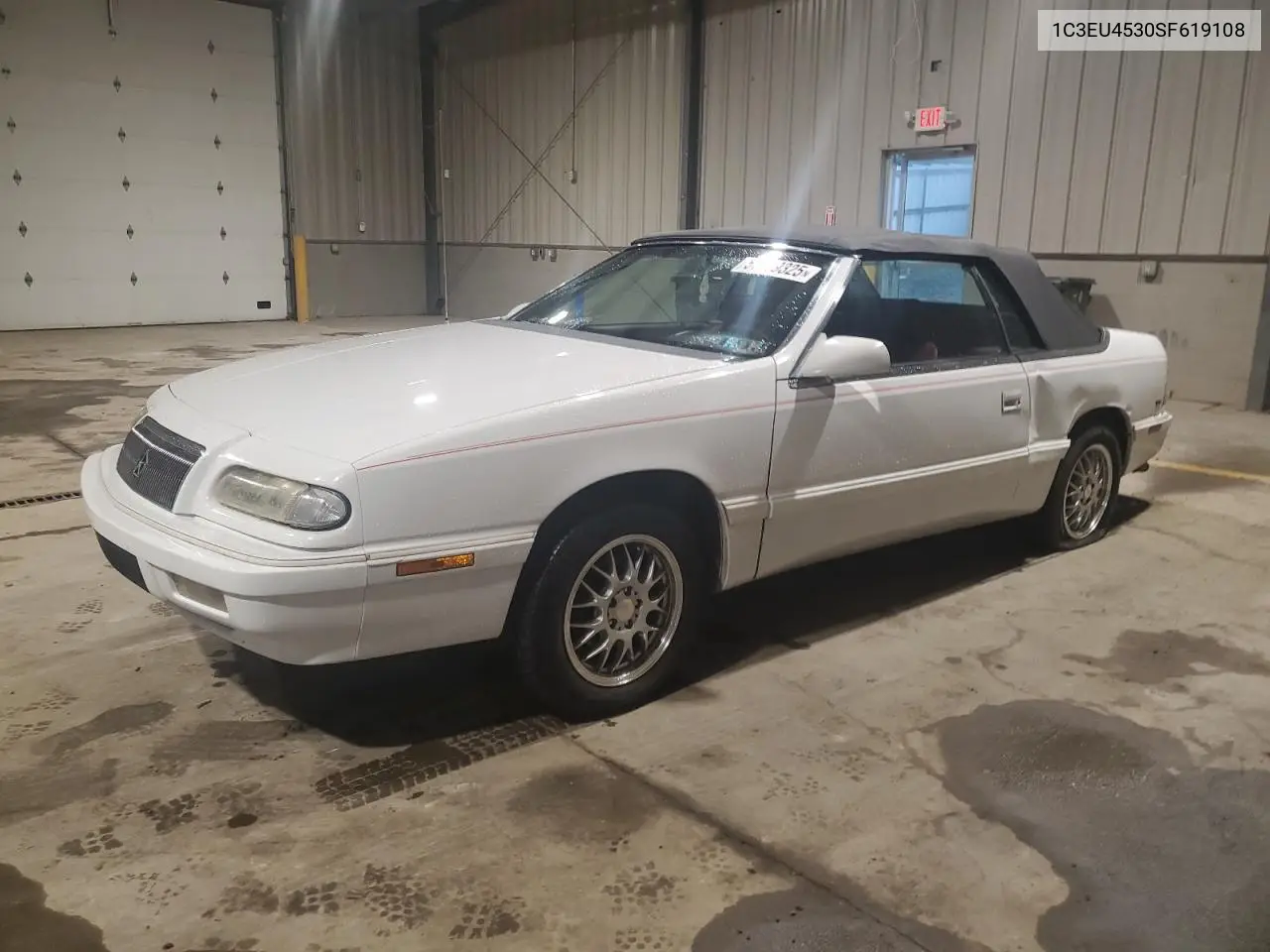1995 Chrysler Lebaron Gtc VIN: 1C3EU4530SF619108 Lot: 57959325