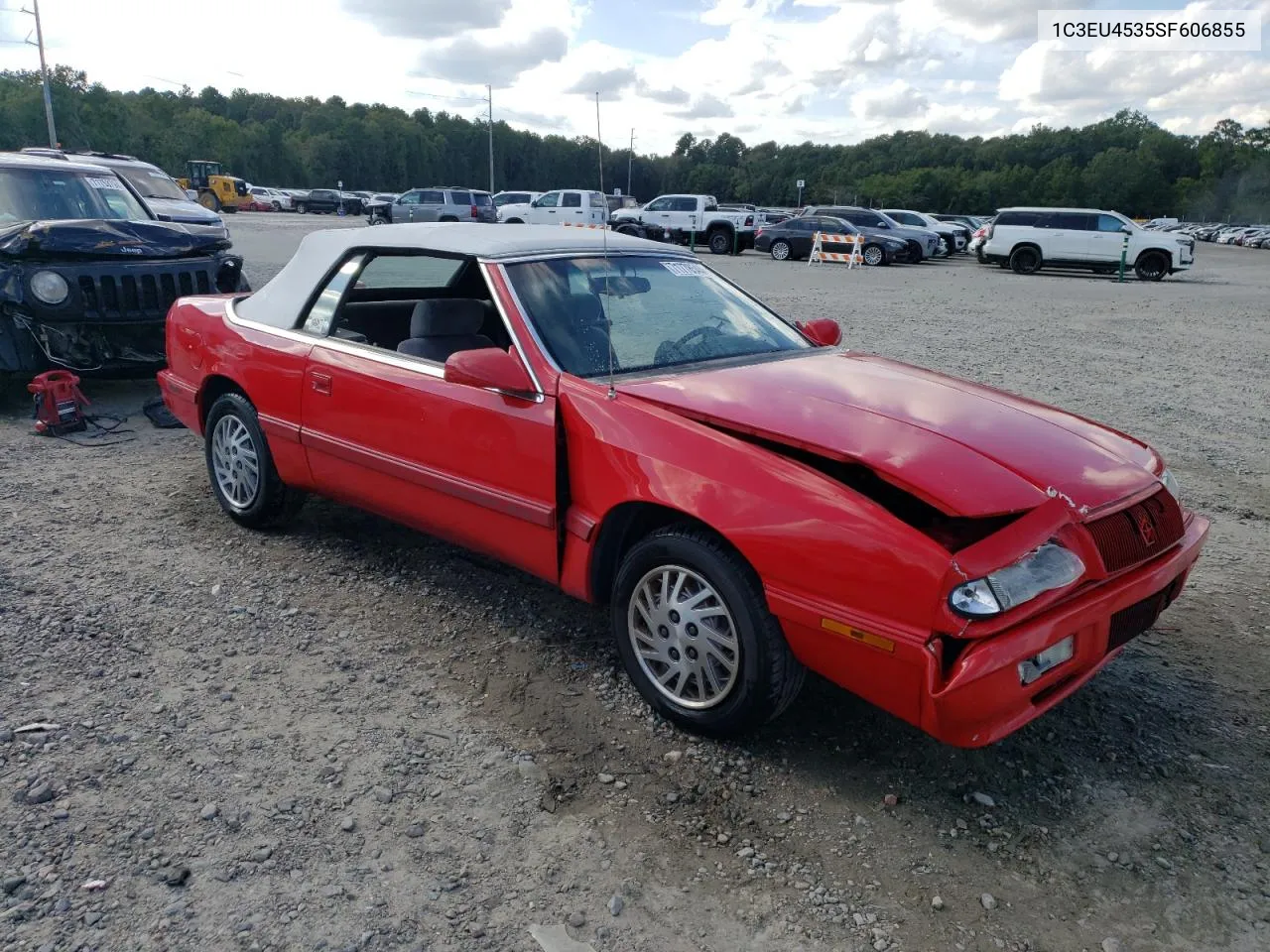1995 Chrysler Lebaron Gtc VIN: 1C3EU4535SF606855 Lot: 71778544