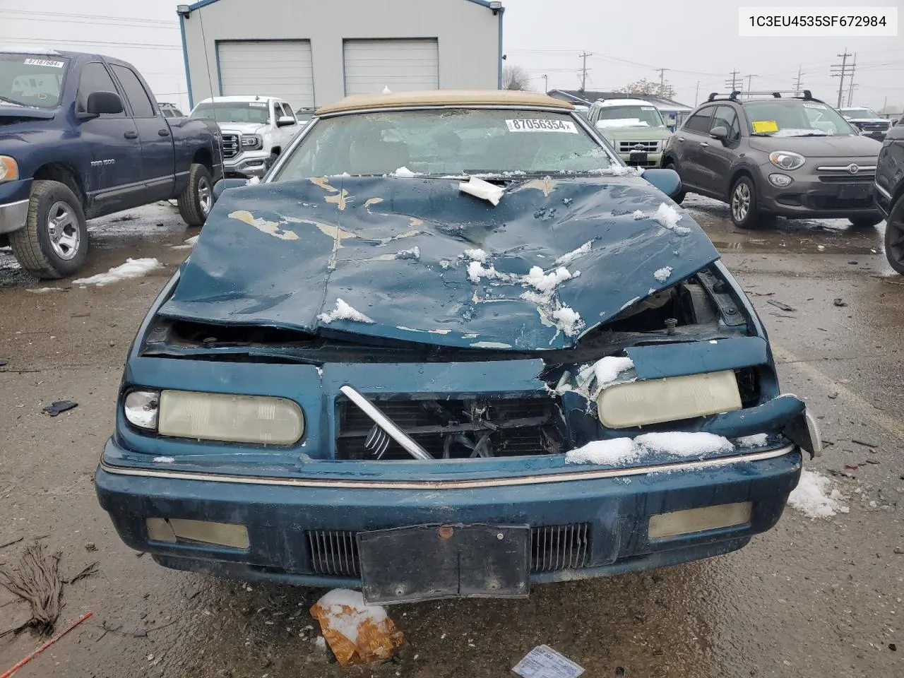 1995 Chrysler Lebaron Gtc VIN: 1C3EU4535SF672984 Lot: 87056354