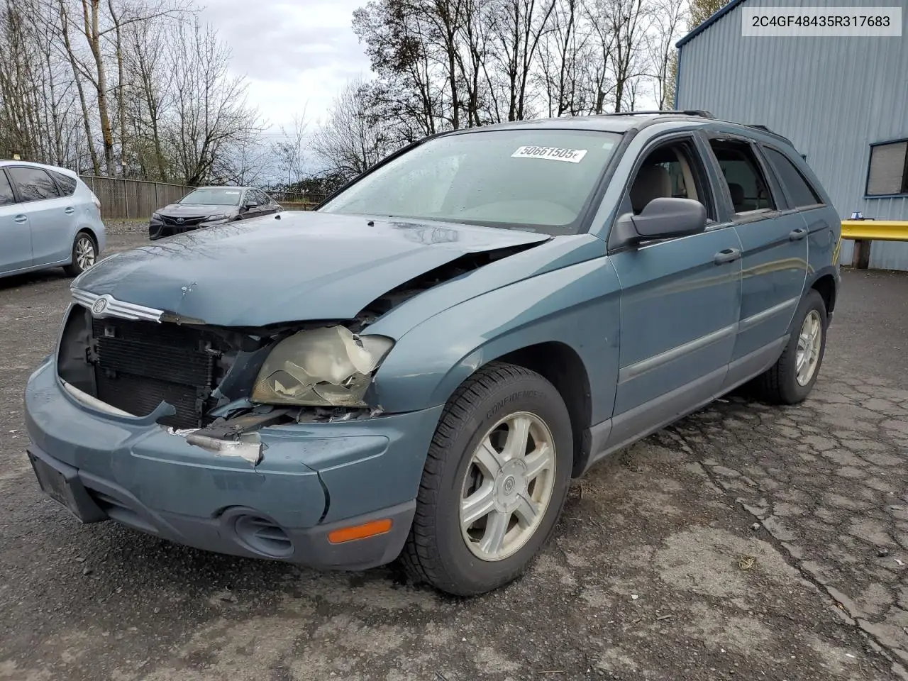 2005 Chrysler Pacifica VIN: 2C4GF48435R317683 Lot: 50661505