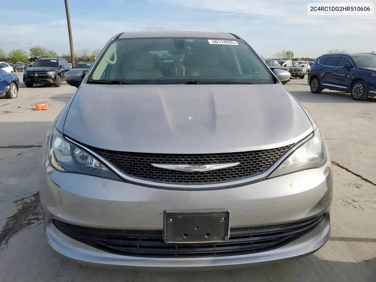2017 Chrysler Pacifica Touring VIN: 2C4RC1DG2HR510606 Lot: 50174955