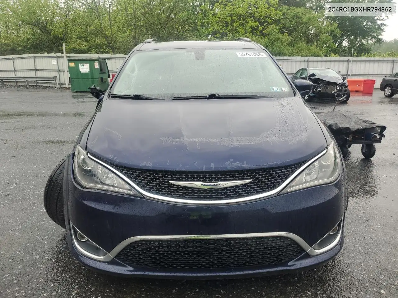 2017 Chrysler Pacifica Touring L VIN: 2C4RC1BGXHR794862 Lot: 56767055