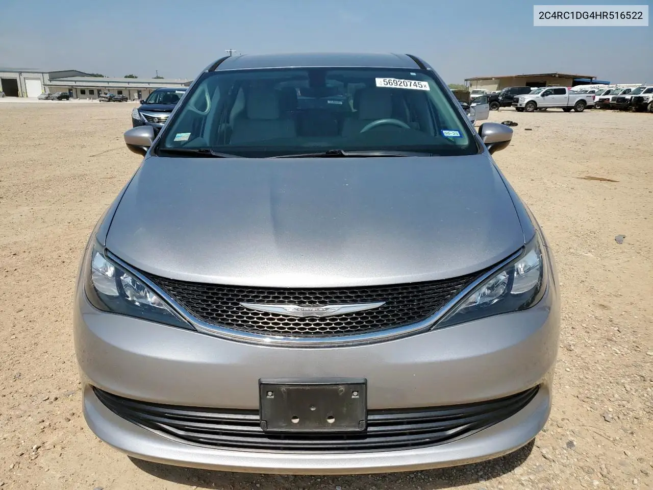 2017 Chrysler Pacifica Touring VIN: 2C4RC1DG4HR516522 Lot: 56920745