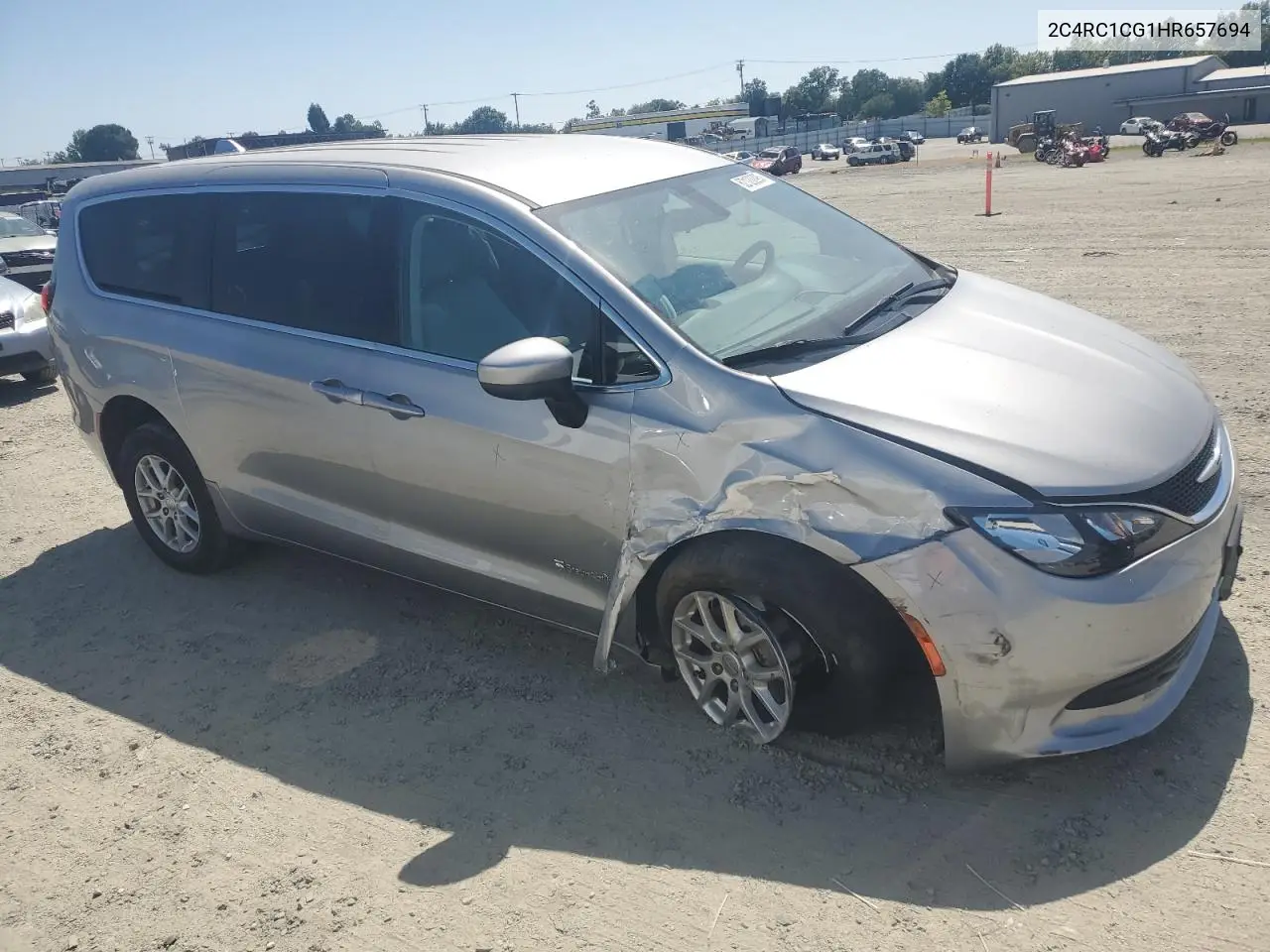 2017 Chrysler Pacifica Lx VIN: 2C4RC1CG1HR657694 Lot: 62120095