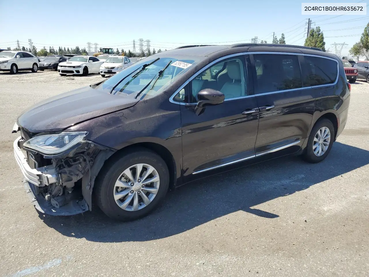 2017 Chrysler Pacifica Touring L VIN: 2C4RC1BG0HR635672 Lot: 62962185