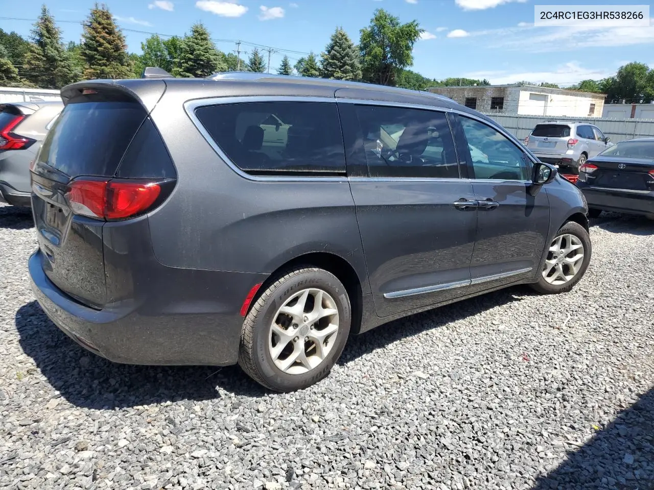 2017 Chrysler Pacifica Touring L Plus VIN: 2C4RC1EG3HR538266 Lot: 65400545