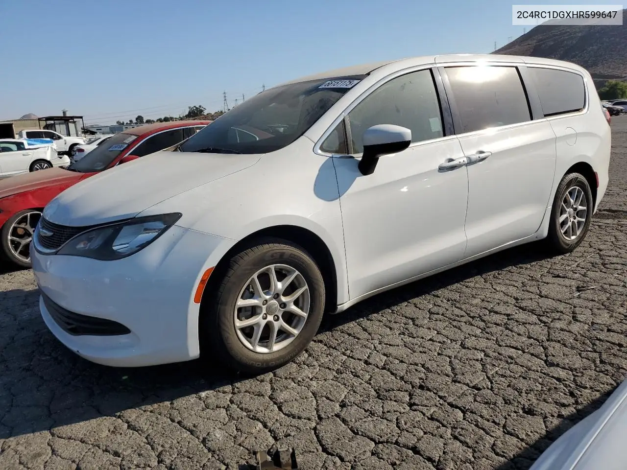 2017 Chrysler Pacifica Touring VIN: 2C4RC1DGXHR599647 Lot: 66151175