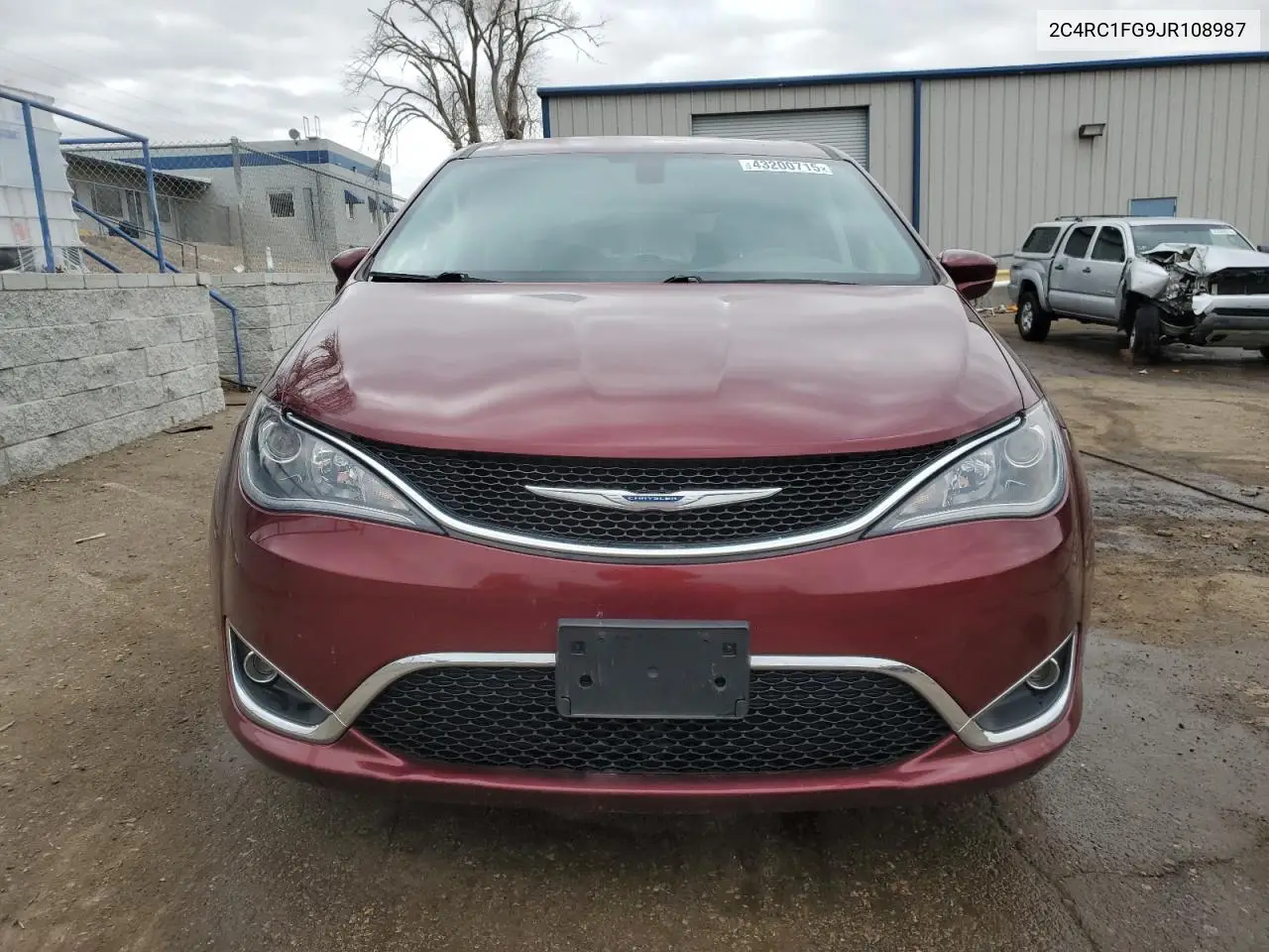 2018 Chrysler Pacifica Touring Plus VIN: 2C4RC1FG9JR108987 Lot: 43200715
