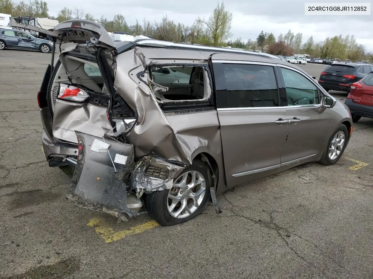 2018 Chrysler Pacifica Limited VIN: 2C4RC1GG8JR112852 Lot: 51014025